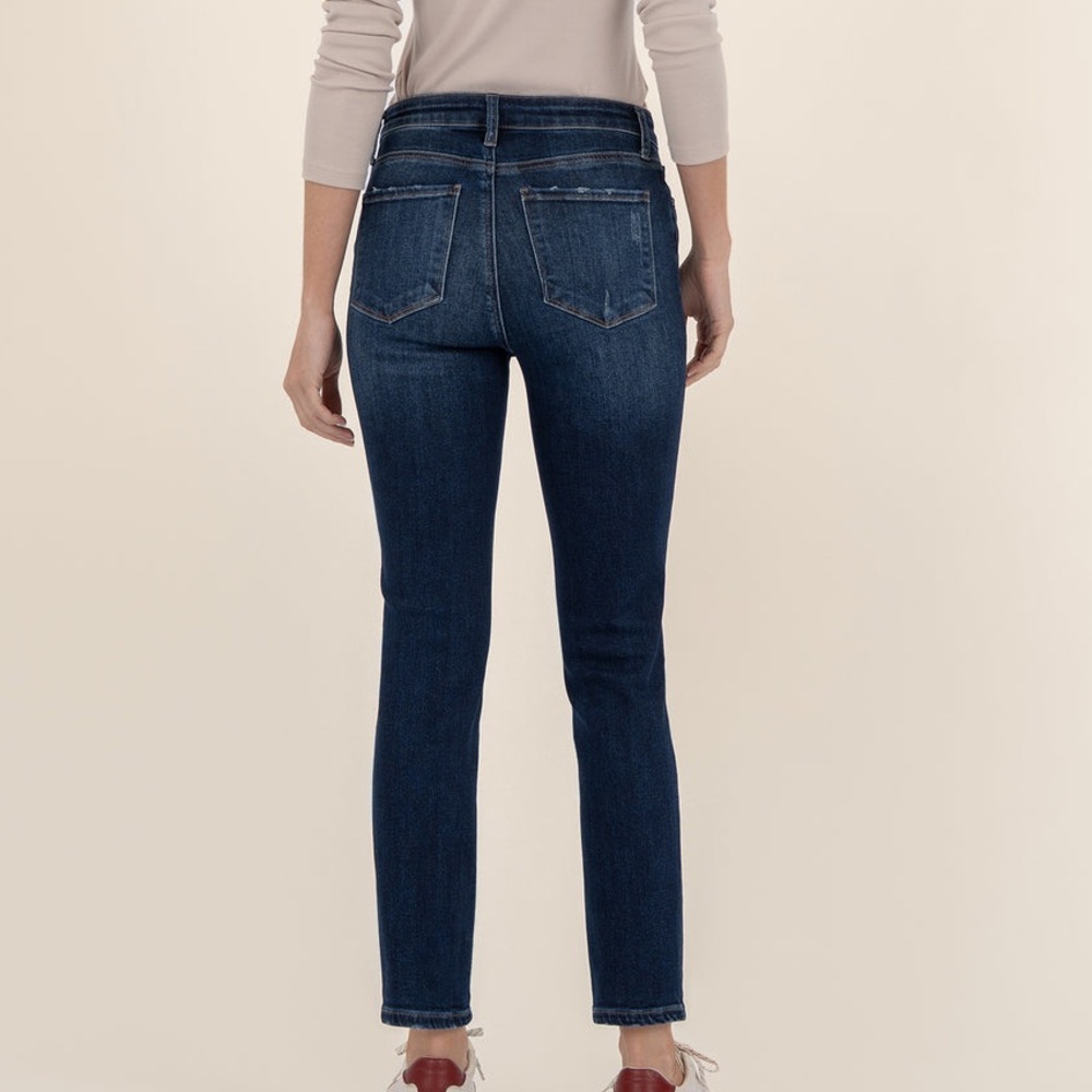 Kut from the Cloth Reece Fab Ab Ankle Straight Leg High Rise Size 0L